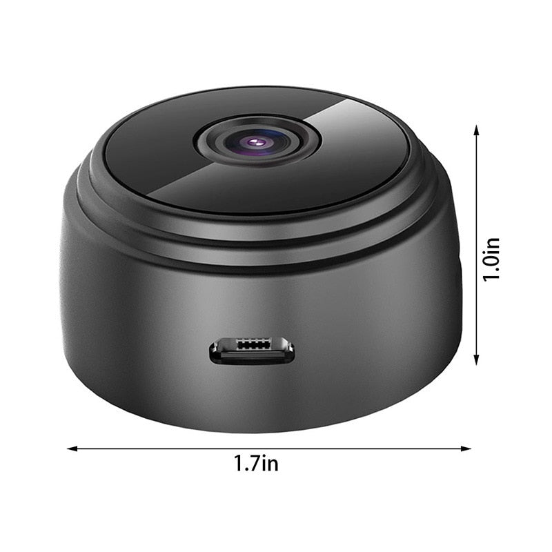 A9 mini câmera de vigilância ip wifi hd 1080p - Tempo Real e Visão Noturna